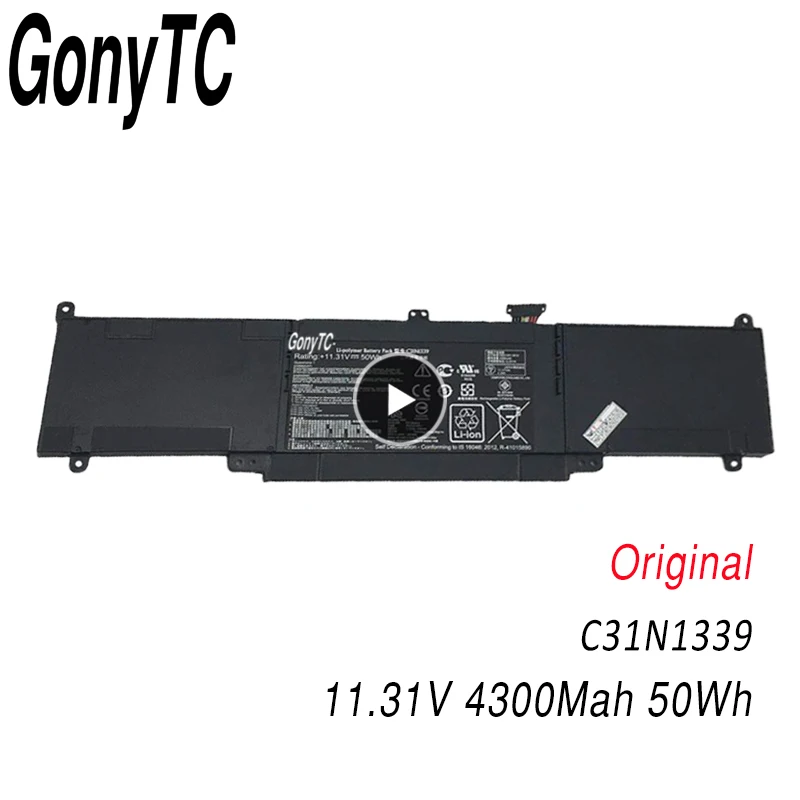 Аккумулятор GONYTC C31N1339 для ASUS Transformer Book Flip TP300LA TP300LD TP300LJ TP300UA Q302L Q302LA | Компьютеры и