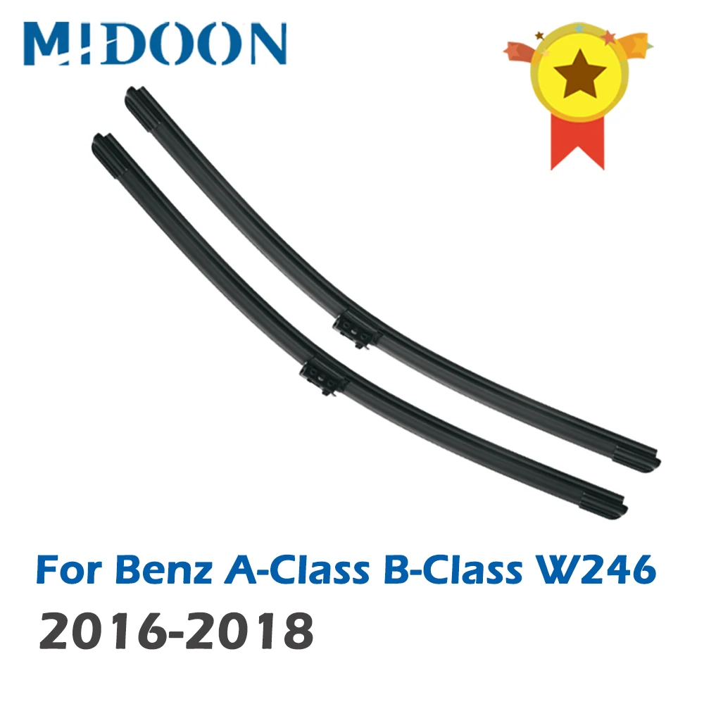 MIDOON Wiper LHD & RHD Wiper Blades For Mercedes Benz A Class B Class