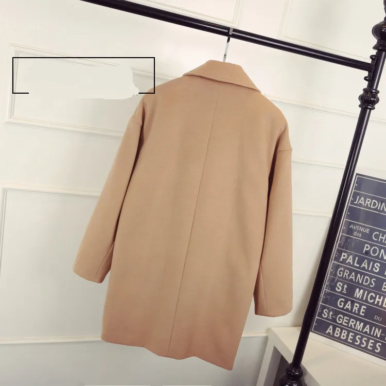 Новинка 2020 высококачественное двухстороннее шерстяное пальто модная женская