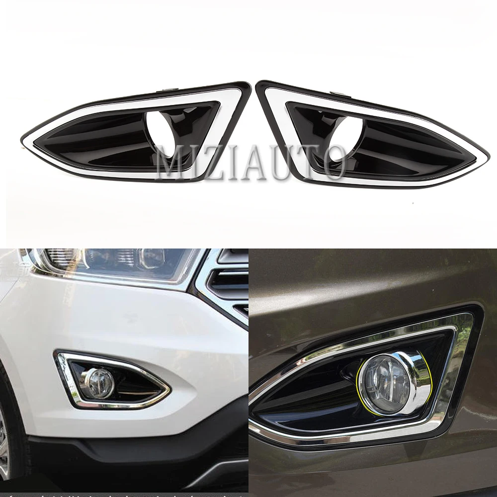 Противотуманная фара для Ford Edge 2015 2016 2017 2018 передняя левая и правая рамка отделка