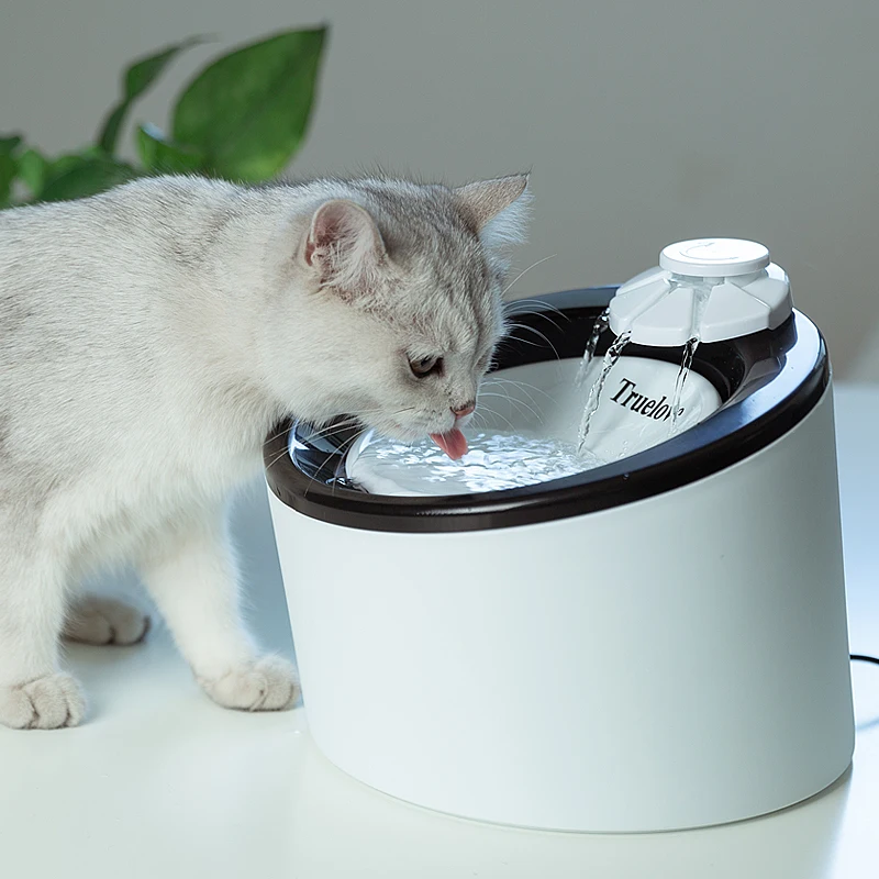 6648-ba8137.jpg Fuente de agua automática para mascotas , bebedero eléctrico silencioso para gatos y perros con conexión USB.