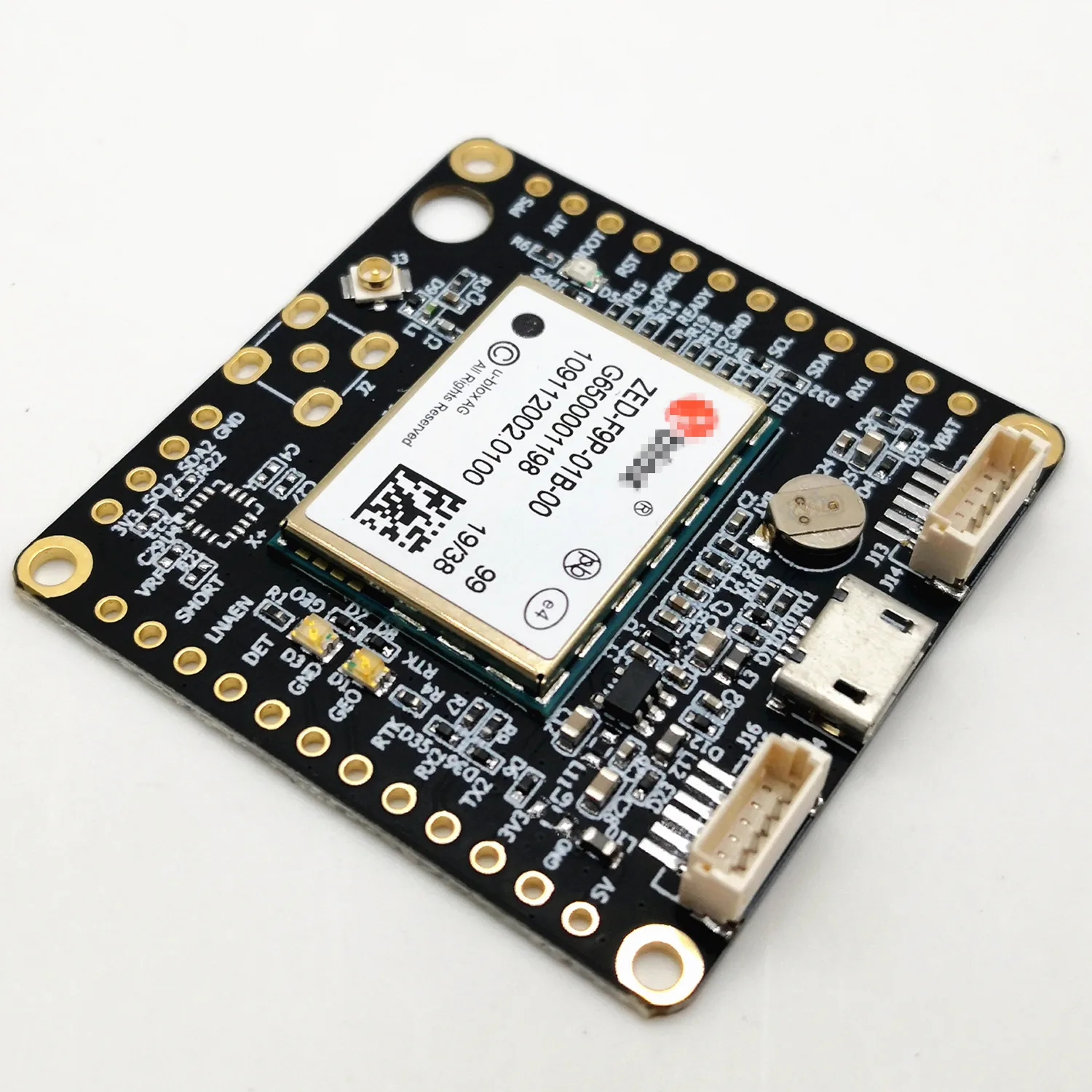 

TOP04 GNSS RTK module receiver antenna GPS GLONASS GALILEO NMEA0183 UART TTL level 5V ZED-F9P