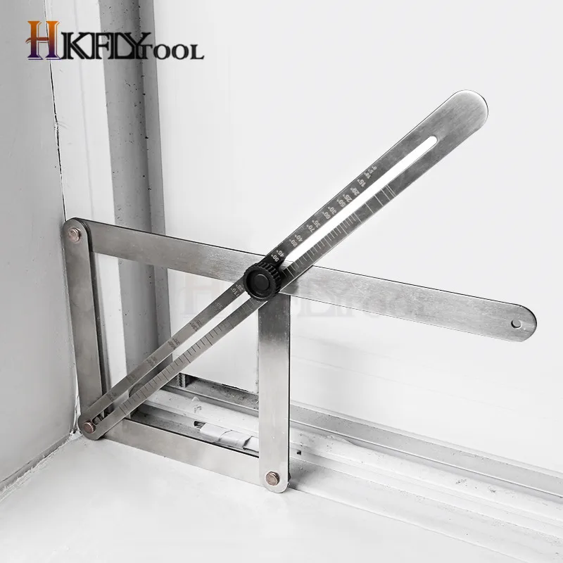 Bevel & Corner Protractor for Multi Angle Measurement Tool for Woodworking Goniometer Square Ruler Digital Angle Meter