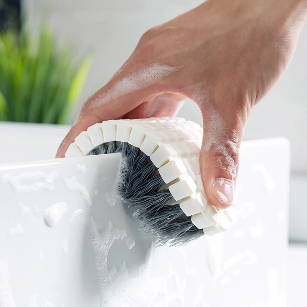 kitchen accessories Cleaning Brush Cooker Flexible Pool Bath Tile Bathroom Without Dead Angle Floor Brus | Дом и сад
