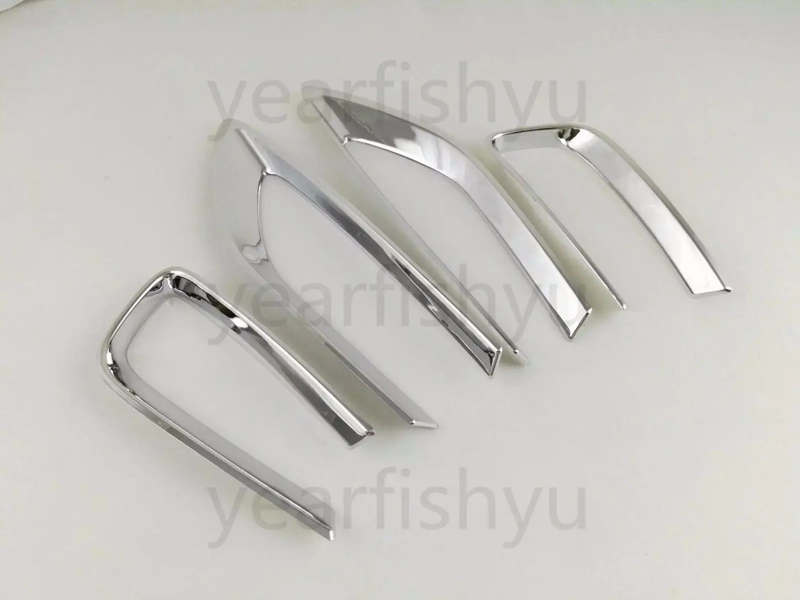 

4PCS Exterior ABS Chrome Rear Headlight Lamp TailLamp For RENAULT Koleos 2017