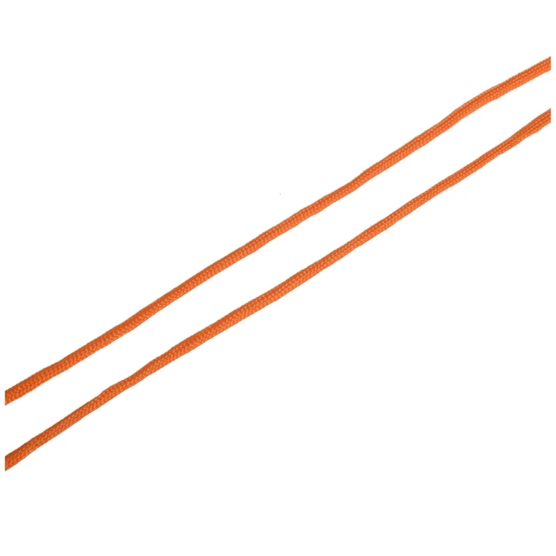 2 Pcs 25FT Paracord 550 Parachute Rope 7 Core Strand for Climbing Camping Buckle Rope, Orange& Red