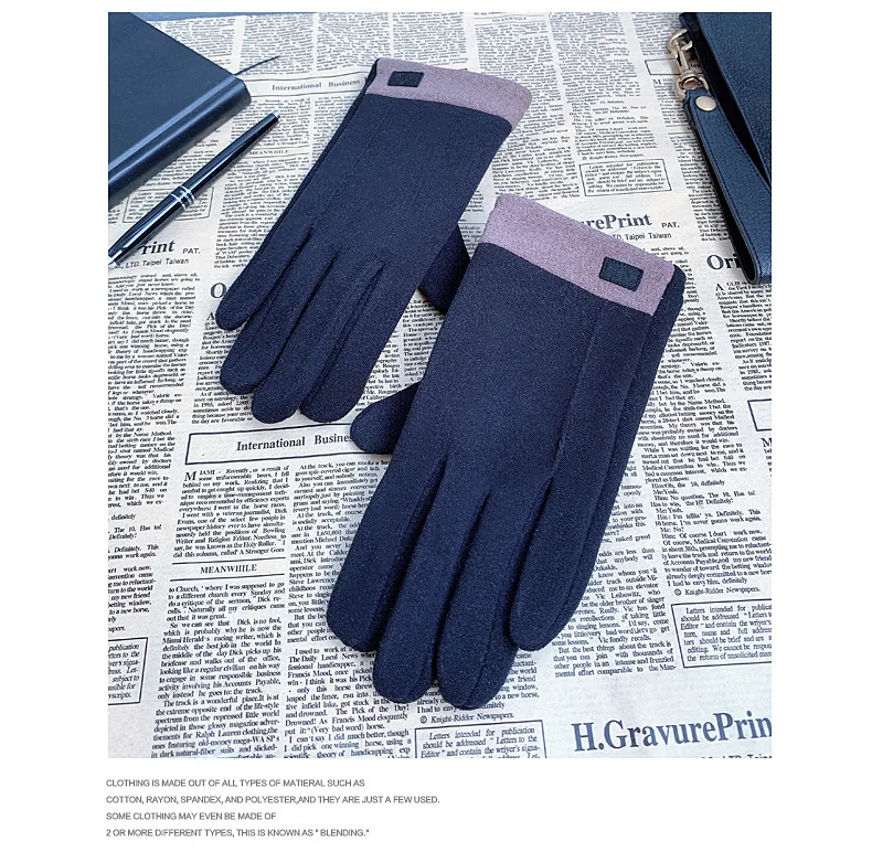 Замшевые перчатки мужские зимние теплые тонкие с сенсорным экраном для верховой езды на открытом воздухе бег горный туризм Вождение ветронепроницаемые перчатки