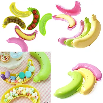 

5pcs/set Protector Box Banana Case Outdoor Lunch Fruit Storage Box Holder Cheap Banana Trip Outdoor Boxes
