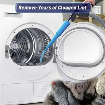 

Universal Vent Vacuum Hose Removes Lint Dust Cleaner Portable Cleaning for Washer Dryer Ventilation Fixing Wear Resistant Hoses