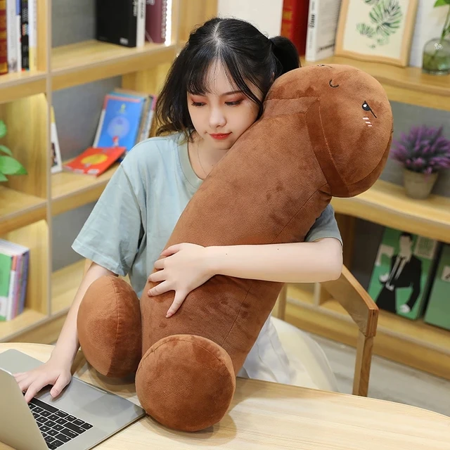 30-90cm Real-Life Long Penis Plush Toy Stuffed Dick Trick Lifelike Doll Penis Expressions Funny Pillow Sexy Toys Gift Lovers 6