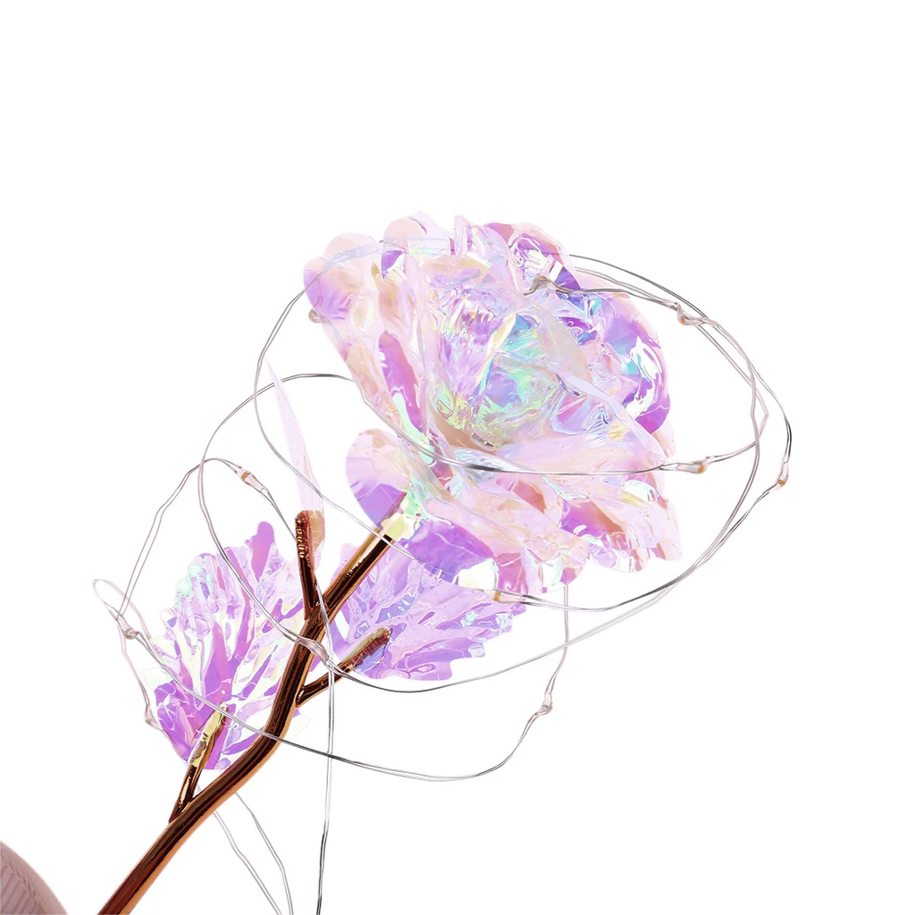 Enchanted Forever Rose Flower In Glass LED Light Valentine's Day  Mother's Day .Wedding Decoration Forever Love.Romantic Gift