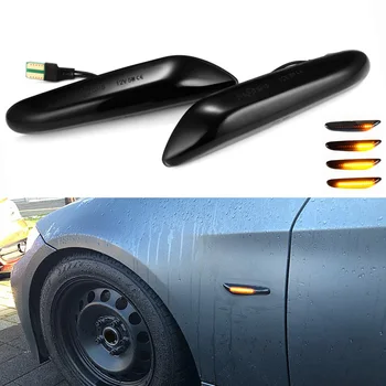 

Car Dynamic LED Fender Light Side Marker For BMW1 3 5 Series E81 E90 E91 E60 E61 E46 63137253326 63137253325 LED Light