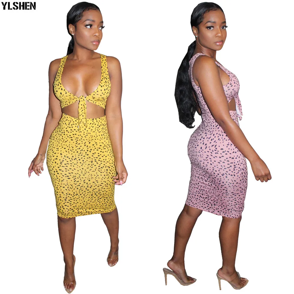 2 Pieces Set African Dresses for Women Summer Crop Tops + Skirt Sets African Clothes Africa Dashiki Beach Boho Dress Clothing 08