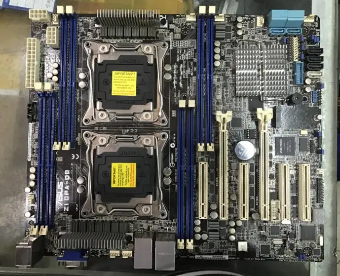  Z10PA-D8 server board C612 chip dual server motherboard support E5 26XX V3 V4 CPU used 90%new