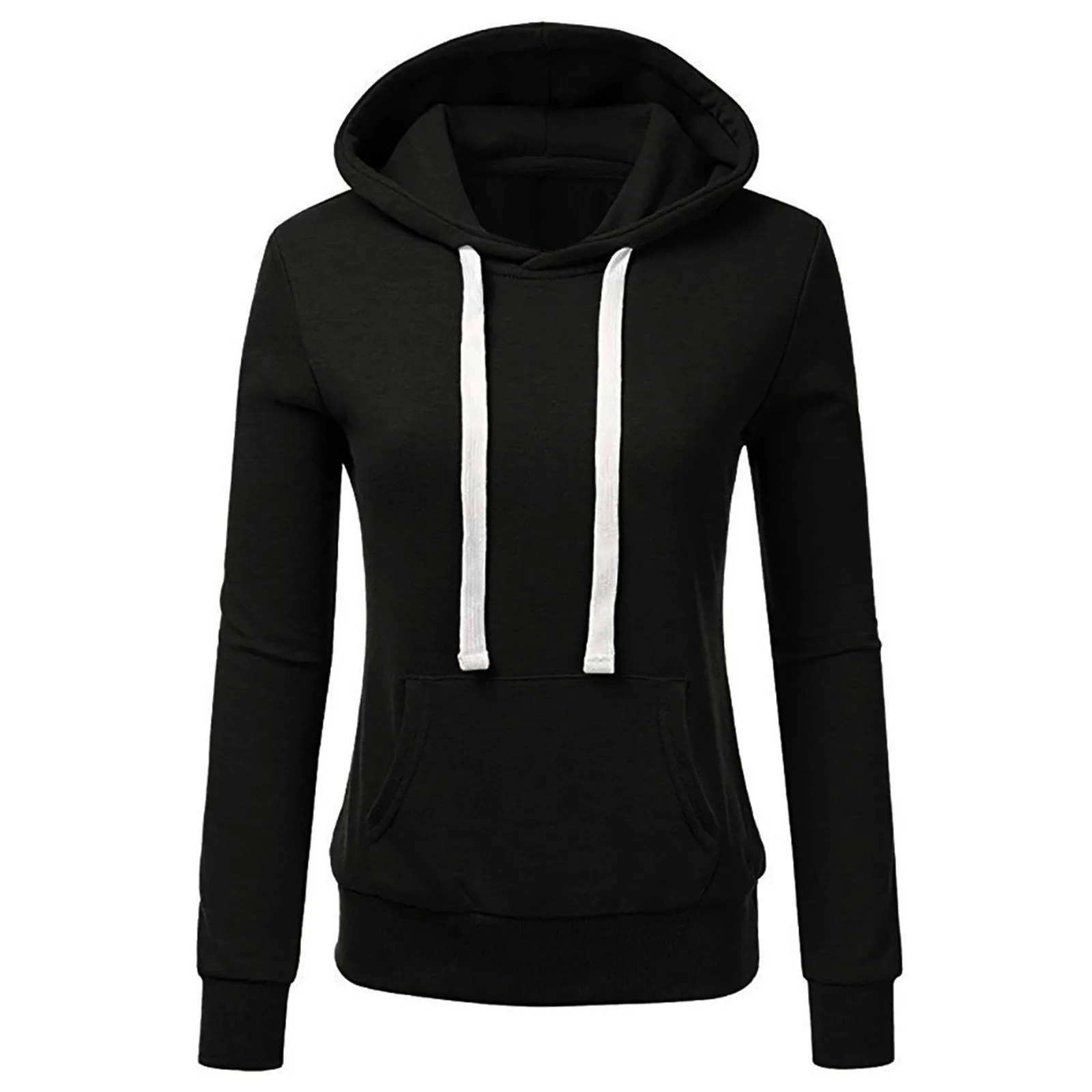 

Solid Hoodies For Woman Women's Sweatershirt Essentials Pure Casual Pullover Jumper Female Hoddie Autumn Winter 2021 Autumn Худи