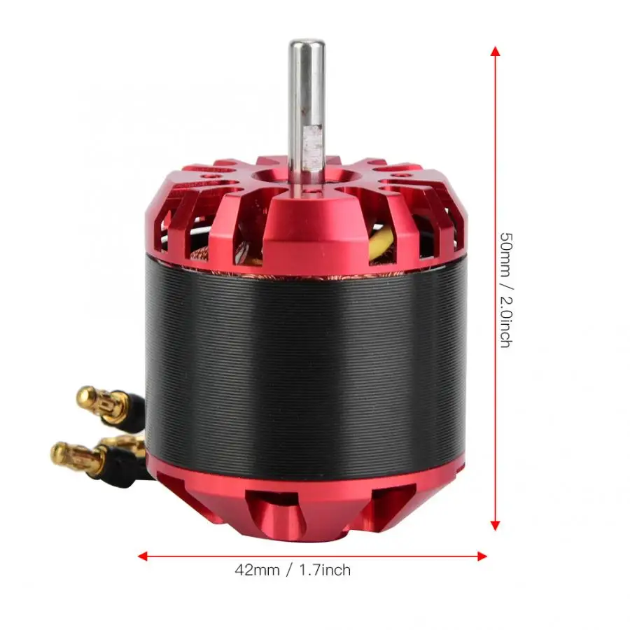 Бесщеточный мотор с внешним ротором C4250 560KV 1760W пропеллером для самолетов