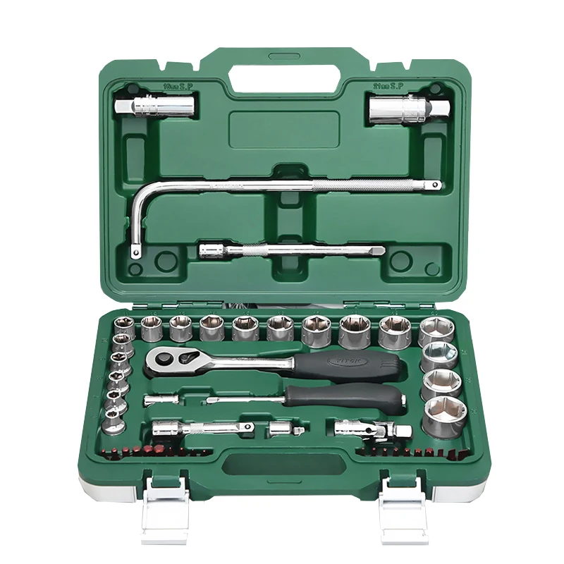 

48pcs Car Repair Tool Set Auto repair kit Socket Set Ratchet Torque Wrench Combo Tools Kit Auto Repairing Tool JKQX0048