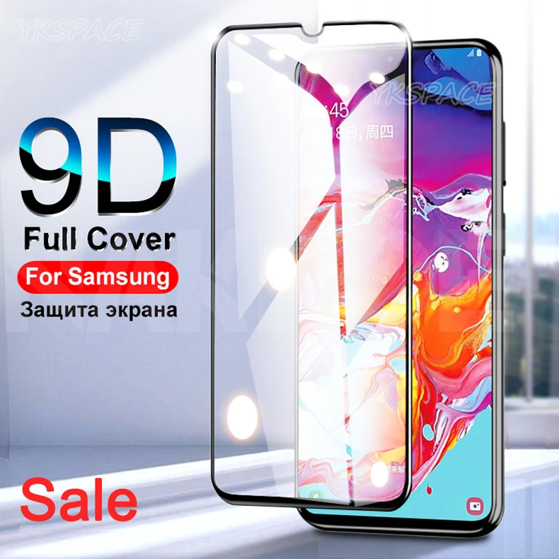 9H полное клеевое Покрытие Закаленное стекло для Samsung Galaxy A10 A20 A30 A40 A50 A60 A70 A80 A90 A8S A9