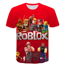 

Robloxing Print Boys & Girls Cartoon T-shirts Kids 3D T Shirt For cool Children Summer Short Sleeve T-shirt Tops Clothing Hipho