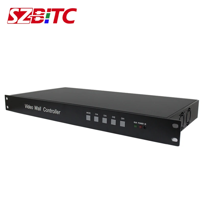  SZBITC 2x3 Video Wall Controller HDMI VGA Audio USB Video 180 Degree Rotation With Remote Control F