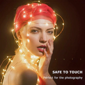 10M Usb Diy Fairy Lights Koperdraad Led String Licht Kerst Slingers Bruiloft Nieuwe Jaar Party Indoor Voor Thuis xmas Decoratie
