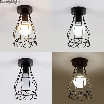 

Minimalism Black Vintage Ceiling light home loft desginer Lighting fixtures atelier bedroom led Foyer kitchen Bar Cafe Coffee