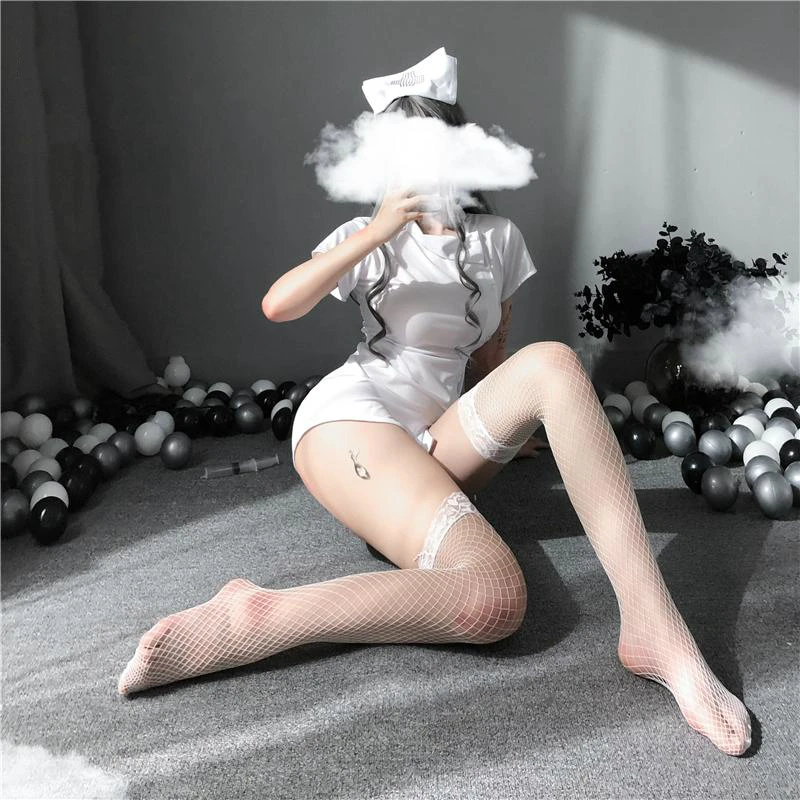 

Japanese Maid School Girl Pink Kawaii Doctor Roleplay Outfit for Woman Nurse Cosplay Sexy Costumes Women Lingerie Set Anime