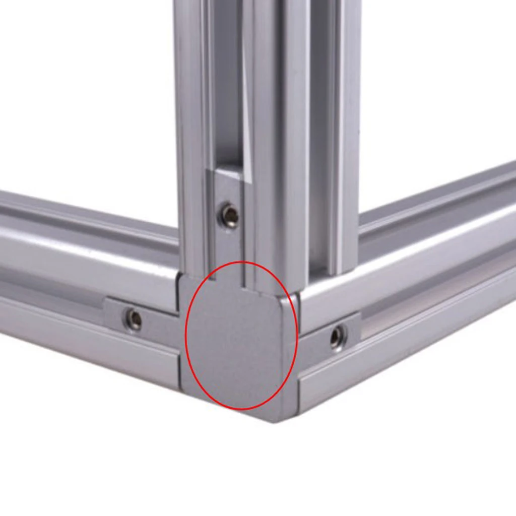 Aluminum T-slot Profile L 3 Way 90 Deg Inside Corner Connector Joint 2020 EU