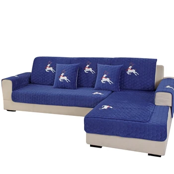 

Modern Four Seasons Wide-brimmed Rabbit Fur Sofa Cushion Fabric Non-slip Sofa Towel Simple Plush Sofa Cover Short Plush Non-slip