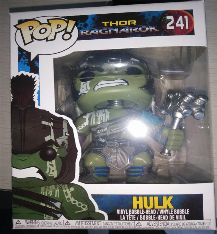 Ragnarok POP241 Халк 207 Супермен 242 Локи 243 Hella 240 Тор гаражный комплект