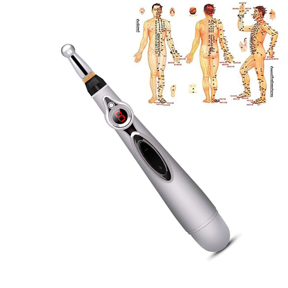 Electronic Acupuncture Pen Electric Meridians Laser Therapy Heal