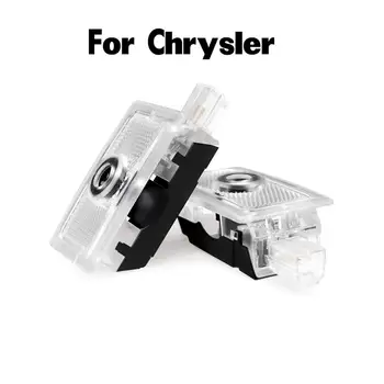 

LED car door light for Chrysler Sebring 200 300 emblem logo laser projector welcome lamp auto ghost shadow lighting new arrival