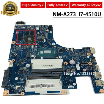 

I7-4510U Z50-70 laptop momtherboard For Lenovo Z50-70M G50-70 mainboard ACLUA/ACLUB NM-A273