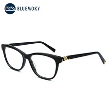 BLUEMOKY, черные ацетатные очки по рецепту, женские оптические очки в оправе при близорукости, фотохромные очки, прозрачные поддельные очки