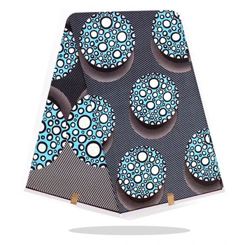 

African Style Wax Prints Fabric Cotton 100%High Quality Veritable Ankara Wax Print Fabric By The Yards For Sewing RV09-89