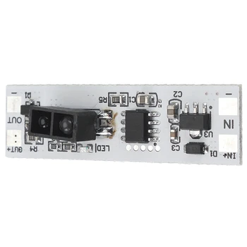 

5-24V Multifunctional Cabinet LED Light Touch Intelligent Switch Capacitor Induction Stepless Dimming Module Accessory