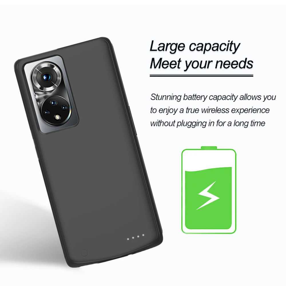 10000mAh Powerbank Cover For Honor 50 Pro Battery Cases Portable Charger External Battery Cover For Honor 50 5G Power Bank Case