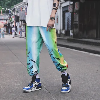 

Streetwear Hip hop Joggers Pants Men Loose Harem Pants Ankle Length Trousers Sport Casual Sweatpants Joggers S-2XL