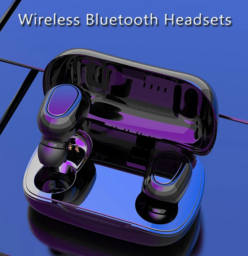 

Vitog TWS High Sound Quality Wireless Bluetooth 5.0 Headphone Mini In-ear Sport Waterproof Earphone Play Gaming Headset with Mic