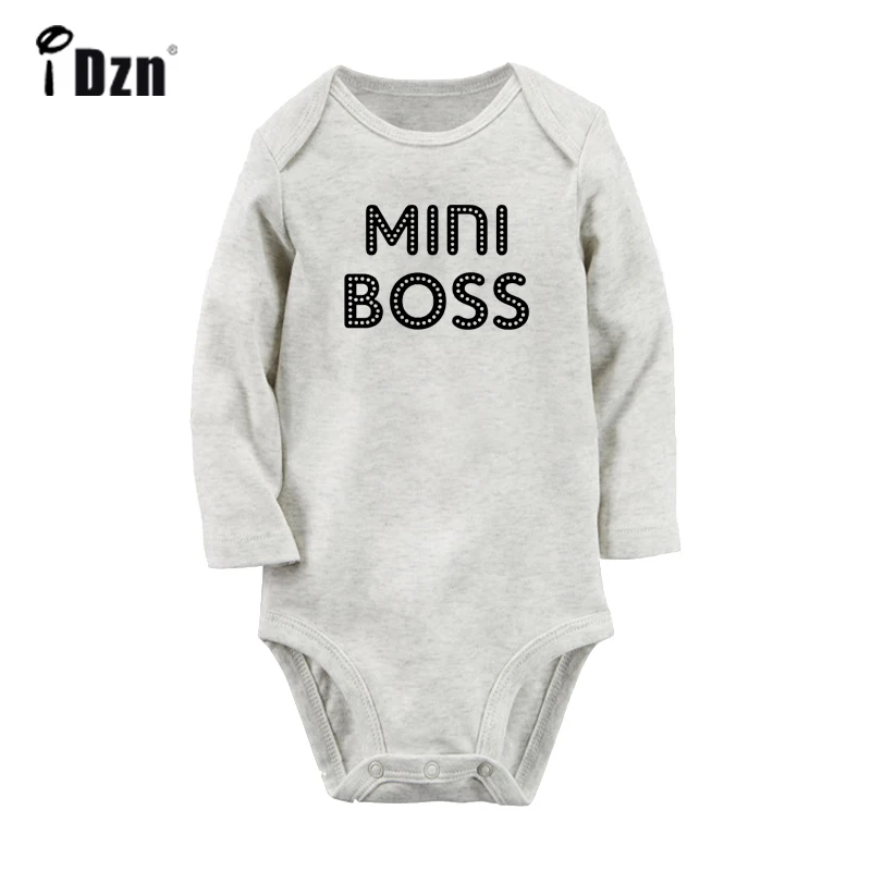Queen King Mini Boss Ctrl+ c; боди для новорожденных; комбинезон с длинными рукавами для малышей; Рождественский подарок - Цвет: ifBabyG2789C