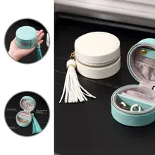 

Wear Resistant Durable Storage Holder Jewelry Box Flannel Jewelry Organizer Tassel for Bedroom