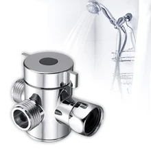 Multifunction 3 Way Shower Head Diverter Valve G1/2 Three Function Switch Adapter Connector T-adapter For Toilet Bidet Shower