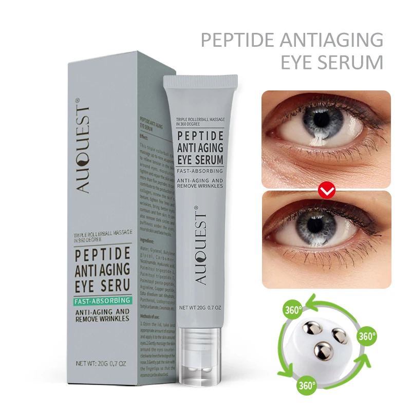 20g New Eye Cream Peptide Collagen Antiwrinkle Antiaging Remove Dark