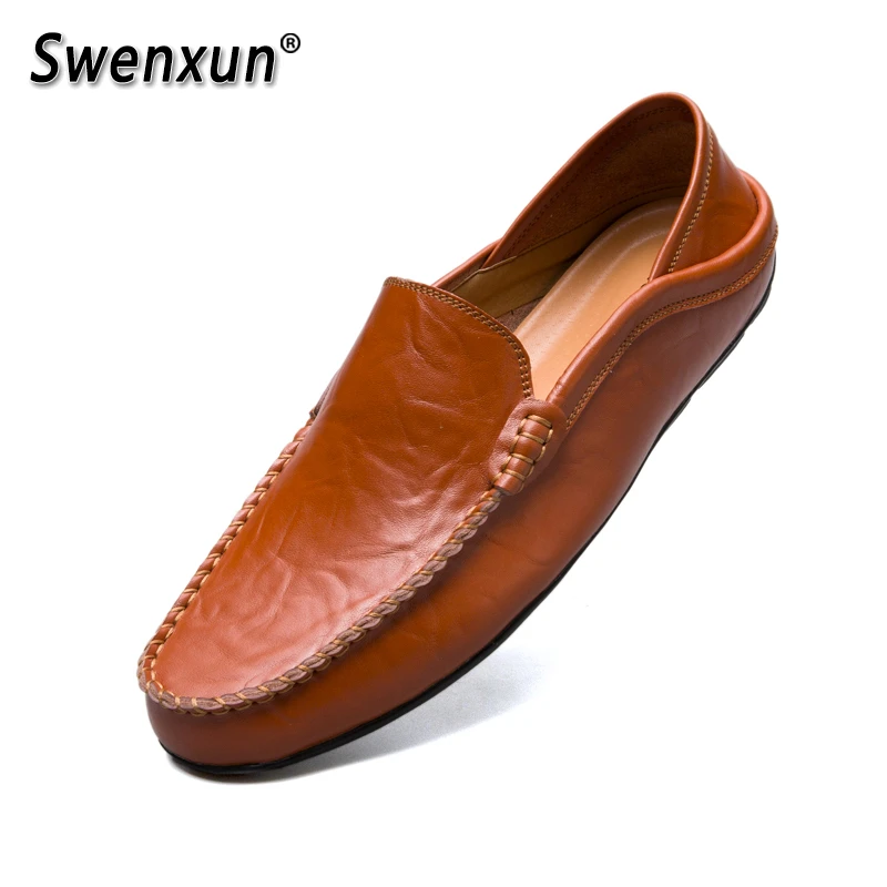 mocasines VIP piel auténtica para hombre talla 37 49|Mocasines| AliExpress