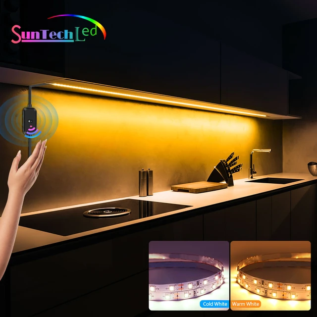 Led Lighting Kitchen Cupboards - Led Cabinet Light 220v /110v 120 Leds/m -  Aliexpress