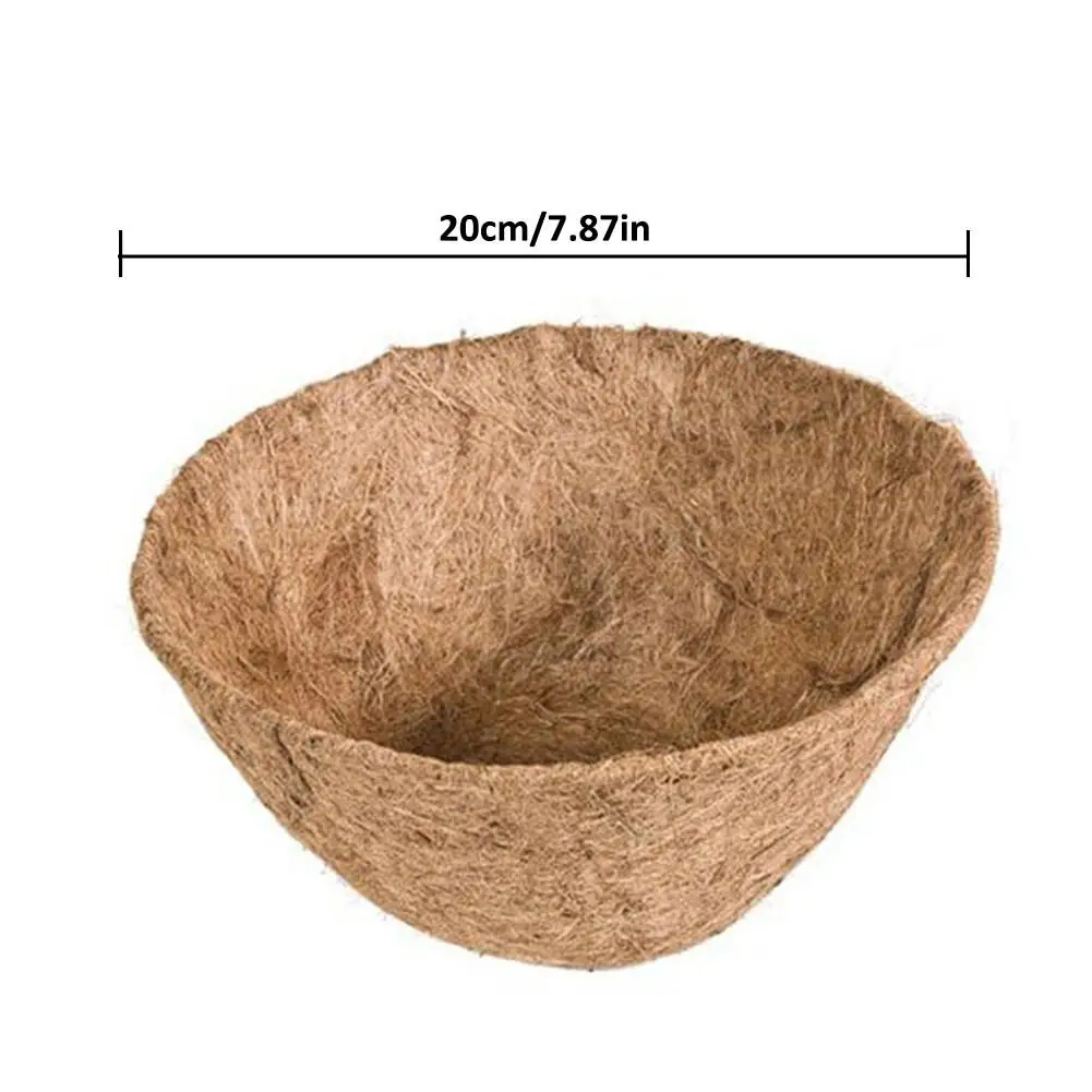 Round Coconut Liner Coco Fiber Replacement Liner Plants Basket Liner For Hanging Basket Home Garden Balcony
