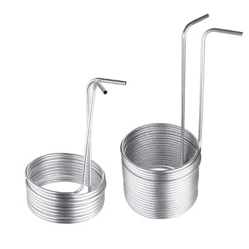 

5 Sizes Stainless Steel Immersion Wort Chiller Tube For Home Brewing Super Efficient Wort Chiller Home Wine Making Machine Part