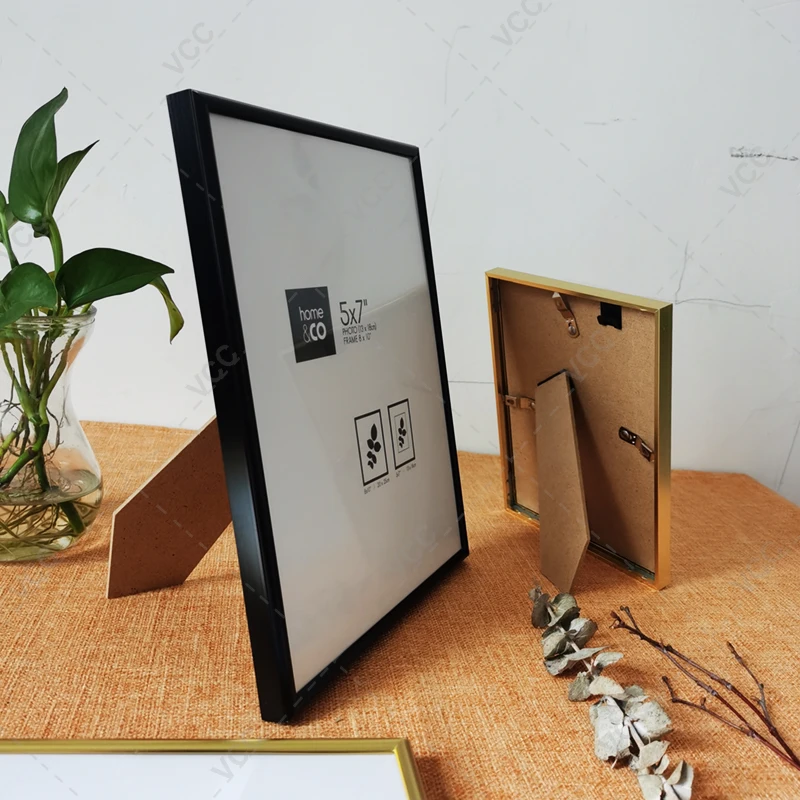 Aluminum Photo Frame For Wall Hanging With Plexiglass Metal Picture Frame For Pictures Poster Classic Certificate photo frame