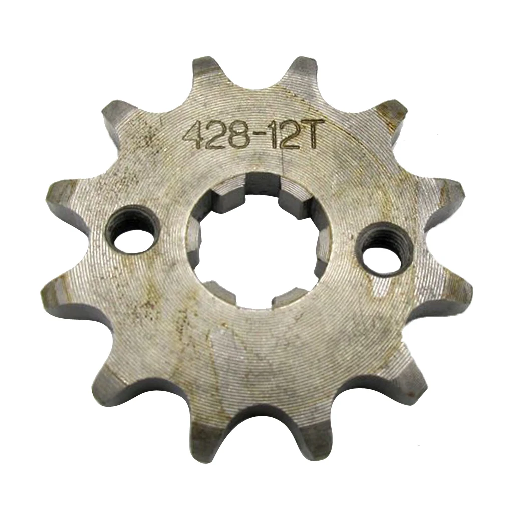 12 Teeth 428 Front Pinion Sprocket Chain Cog Motorcycles Drive & Gears Accessories 17mm ATV Quad Dirt Bike Go Kart Buggy