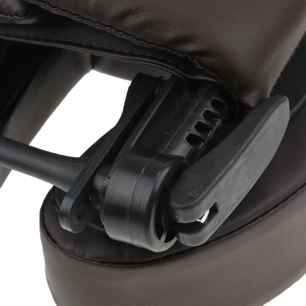 Soft Foam SPA Massage Table Pillow U Shape Bolster Face Down Cradle Nap Sleeping Cushion Neck Support Pillow, Coffee / Black